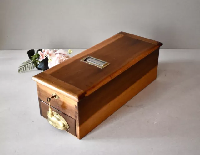 Antique Wooden Cash Register Box Victorian Cash Box Liverpool