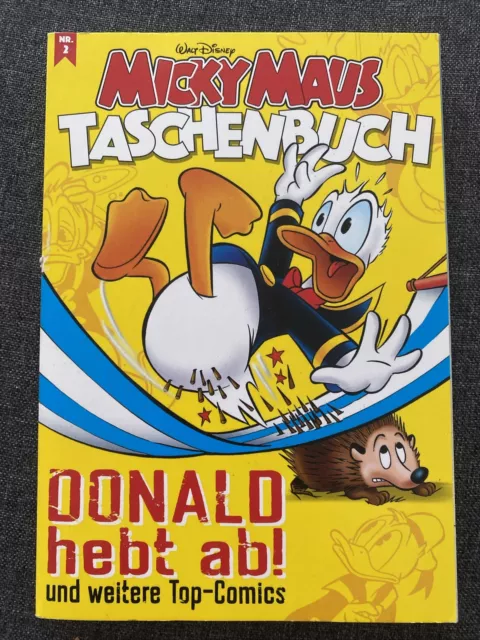 MICKY MAUS Taschenbuch WALT DISNEY Nr. 2 - Donald hebt ab  - Top Zustand