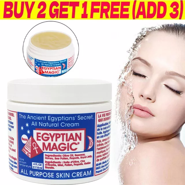 Egyptian Magic Moisturiser Cream 100% Natural Ingredients Healing Skin (118ml)