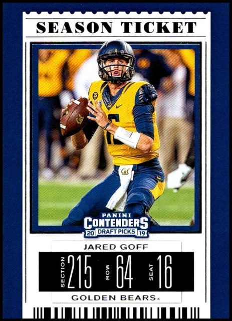 2019 Panini Contenders Draft Tickets Season Ticket #45 Jared Goff NM-MT ID:319