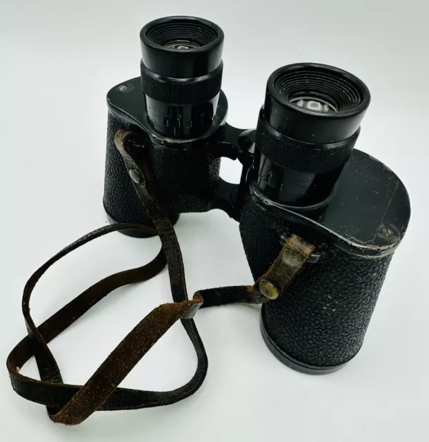 Vintage 1936 Pre WWII US Navy Mark III Bausch & Lomb 6x30 Binoculars and Case 2