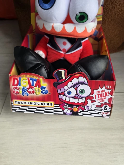 RARE OFFICIAL GLITCH Amazing Digital Circus Talking Caine Soft Plush 