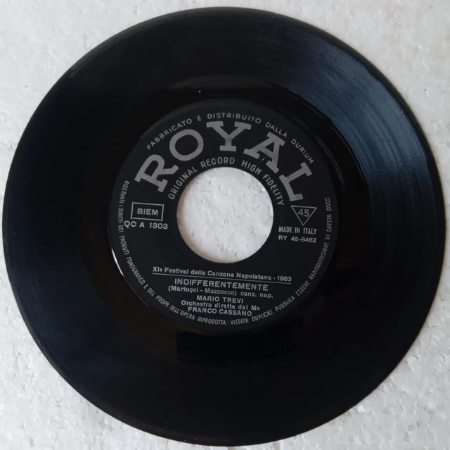 Mario Trevi indifferentemente レコード Mario Trevi – Indifferentemente – Vinyl (7