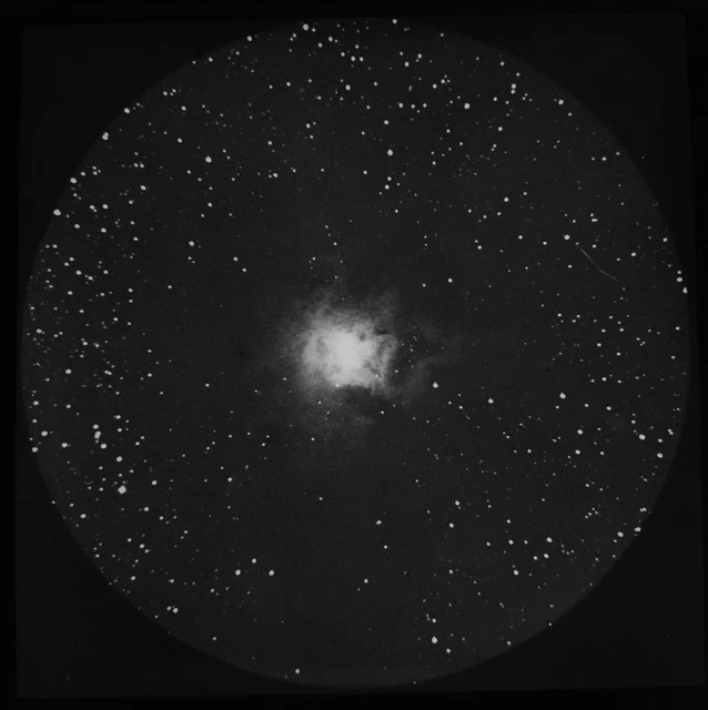 Magic Lantern Slide NEBULA H IV 74 CEPHEI MAX WOLF C1910 PHOTO ASTRONOMY