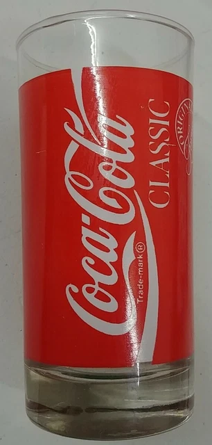 Vintage Coca-Cola Classic Original Formula Logo Drinking Glass  RARE