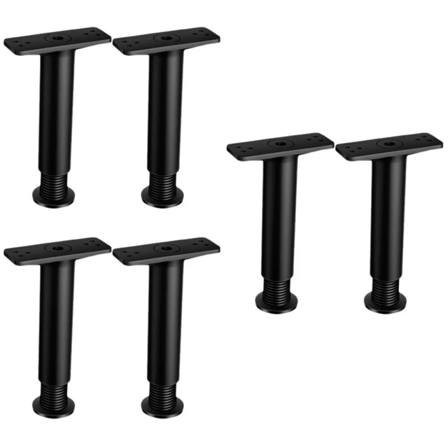 6 pcs Lit Support Les jambes meubles support pieds meubles de remplacement des