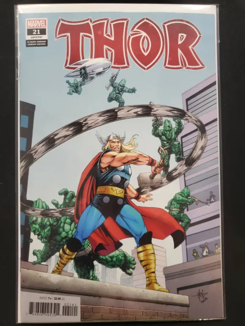 Thor #21 1st God of Hammers Lee Homage Variant Marvel 2022 VF/NM Comics Book