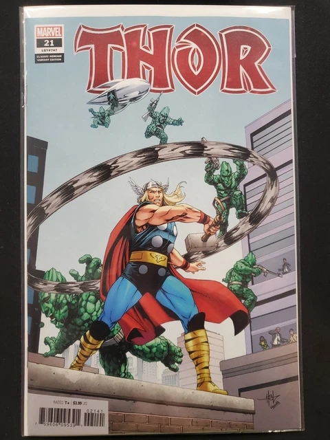 Thor #21 1st God of Hammers Lee Homage Variant Marvel 2022 VF/NM Comics Book