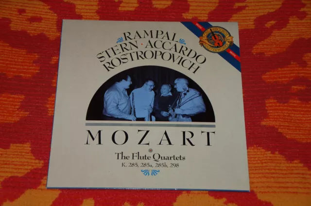 ♫♫♫ Mozart * Rampal Stern Accardo Rostropovich  - Flute Quartets CBS M 42320 ♫♫♫