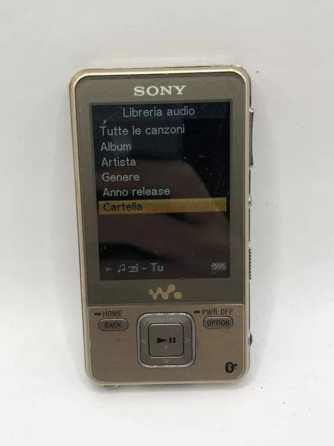 SONY WALKMAN NWZ-A829 BLUETOOTH DIGITAL MEDIA PLAYER RETRO 16gb