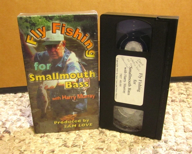 FLY FISHING FOR SMALLMOUTH BASS Harry Murray VHS strymph tactics