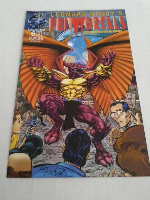 Primortals #6 (Aug 95 Tekno Comix) August 1995 Leonard Nimoy Isaac Asimov