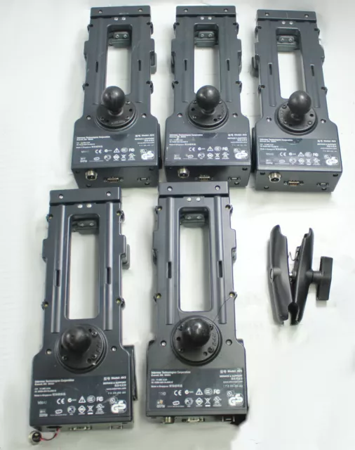 Lot of 5 Intermec AV3 Handheld Device Holder Vehicle Docks with 1x Connector