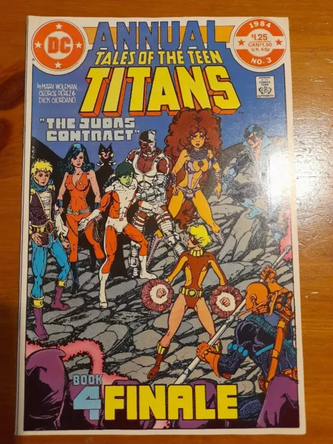 Tales Of The Teen Titans Annual #3 July 1984 VFINE- 7.5 2nd app of Nightwing