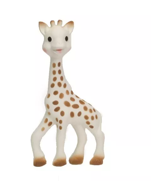 Vulli Sophie the Giraffe La Baby Teether Natural Rubber Pacifier Squeaker Toy