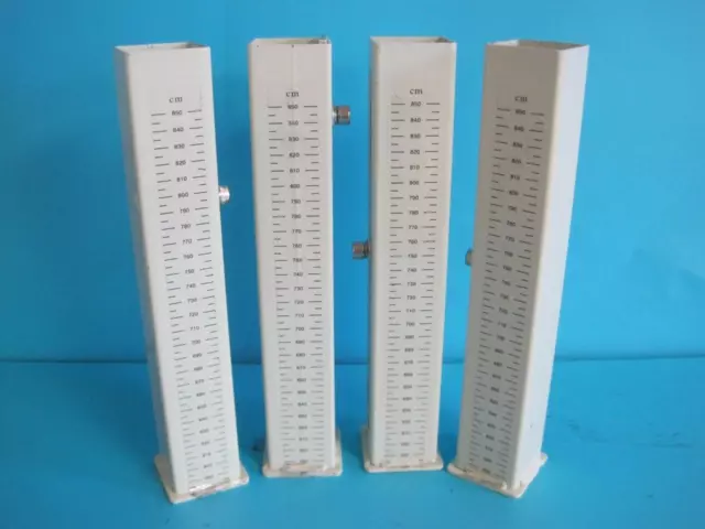 Lot of 4 Adjustable Height Square Conveyor Legs 2" x 2" x 12" 270cm Replacement