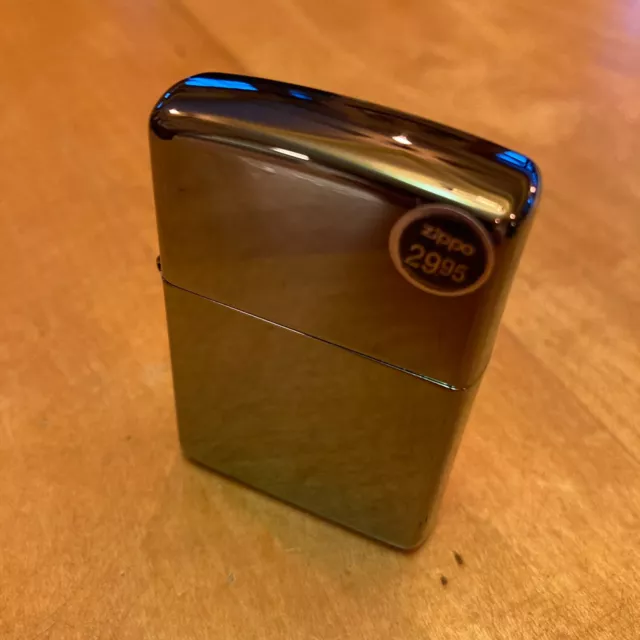 Genuine Zippo Black Ice windproof Lighter CASE ONLY No Insert/Box
