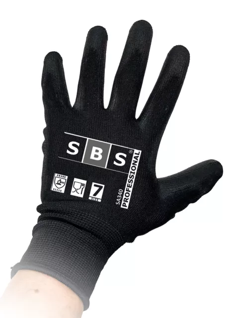 SBS Gants de Travail Différentes Quantité: Gr. 7 Gants en Nylon Montage