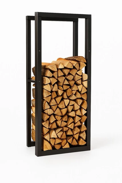 Porte-bûches Relaxdays 10022303 - Étager De Cheminée En Acier - Neuf