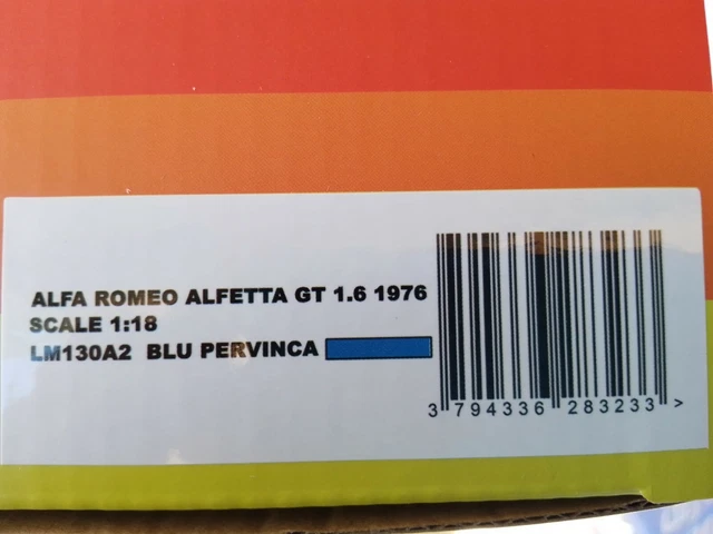 Miniature LAUDORACING 1/18 Alfa Romeo Alfetta GT 1.6 1976 – Rouge – Résine – Prototype
