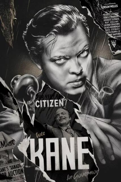 Citizen Kane FILM 1941 POSTER 45X32CM CINEMA MOVIE CITIZEN KANE