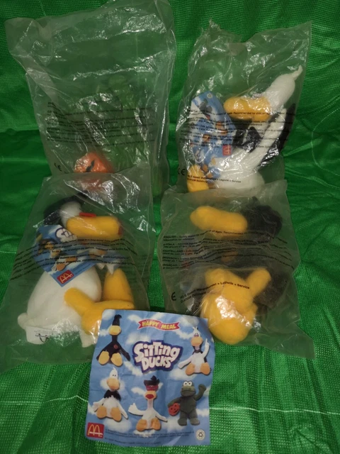 McDonalds Happy Meal Toys 2002 Sitting Ducks Set Of 4 Sealed Bagged VintageRetro