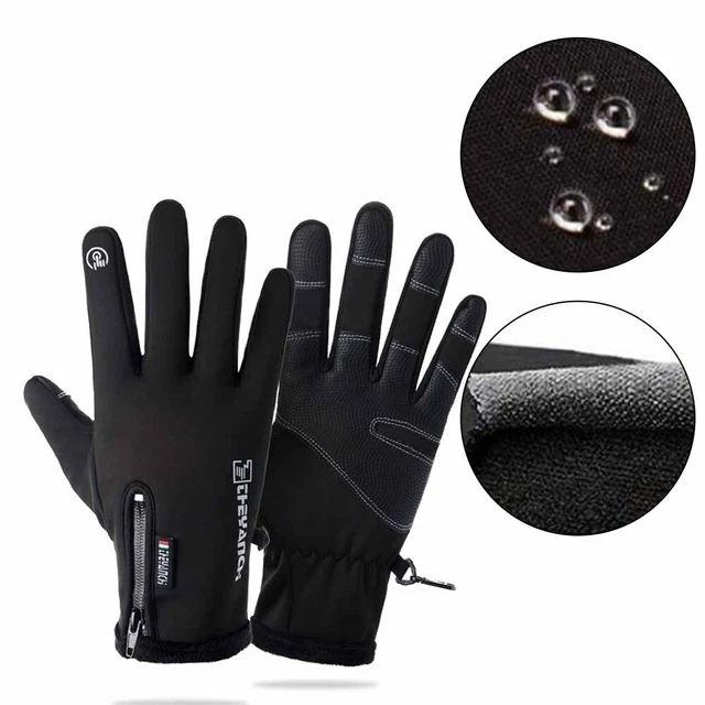 Gants thermiques antidérapant chaud hiver pour moto course sport XL