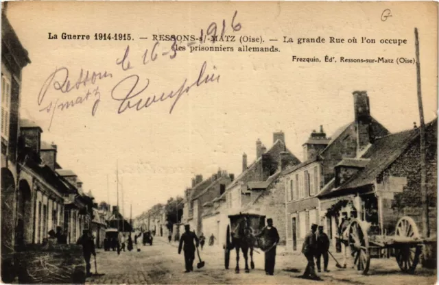 CPA AK RESONS s MATZ - The Big Street Where Prisoners Are Occupied (424231)