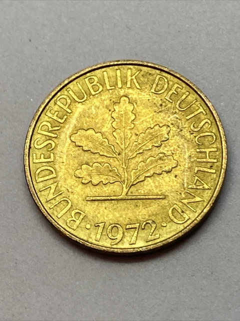 10 Pfennig 1972 F Germany Coin