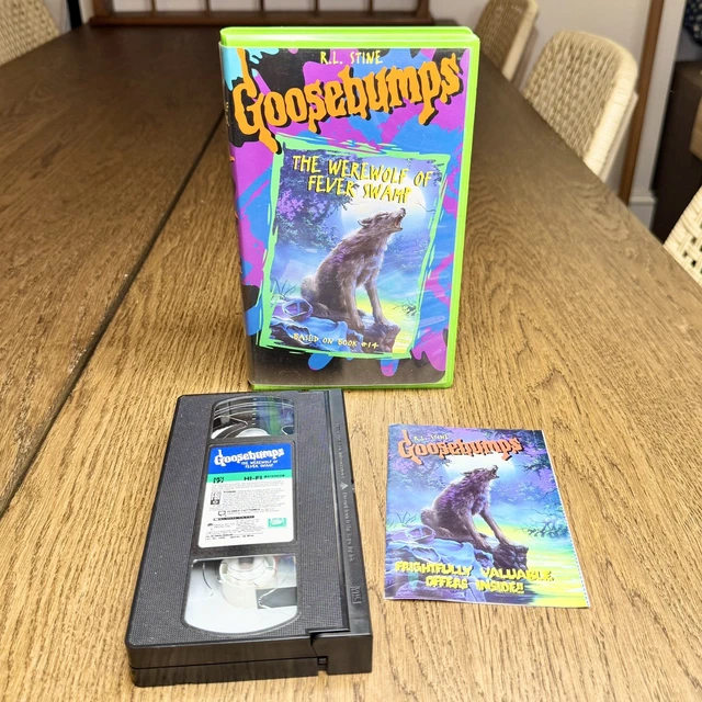 VTG GOOSEBUMPS THE Werewolf Of Fever Swamp VHS 1997 w/ Original Insert ...