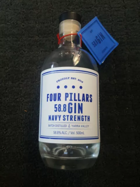 Four Pillars 58.8 Gin Navy Strength - Used - Empty