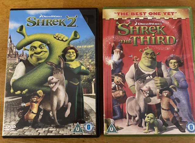SHREK 2 Shrek The Third DVDs 4 25 PicClick UK