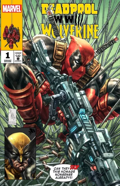 Deadpool & Wolverine Wwiii #1 Alan Quah Spider-Man #1 Homage Variant Ltd 600 Coa