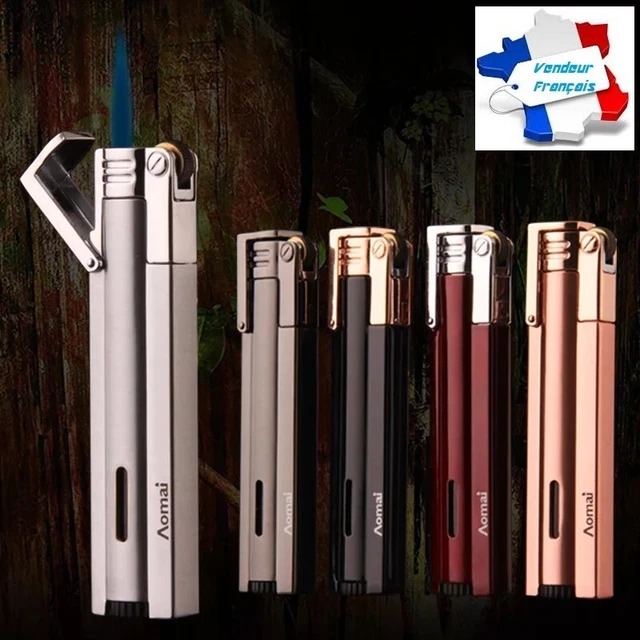 Briquet Rechargeable Forme Rouge à Lèvres - 8.5 Cm - Réglable - Sans Marque