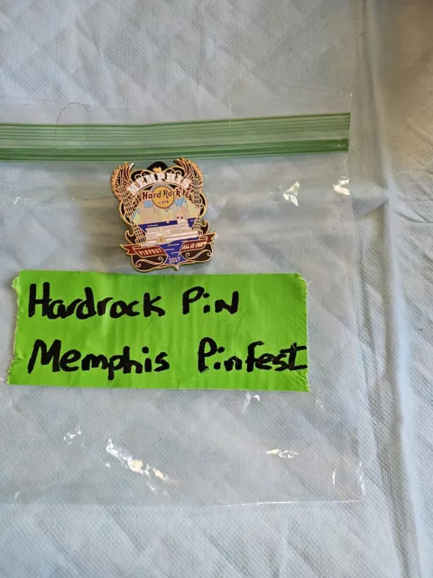 Hard Rock Cafe MEMPHIS 2017 PINfest PIN on CARD Event Exclusive City Icons 96962