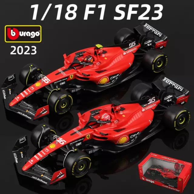 FERRARI F1 SF23-16 Charles Leclerc / Carlos Sainz 2023 1/18 Bburago FORMULA 1