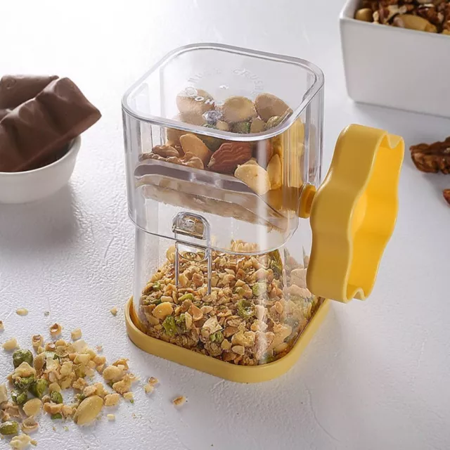 Manual Nut Grinder Multifunctional Dried Fruit Crusher Plastic