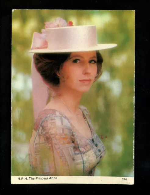 Royalty postcard Great Britain Princess Anne chrome