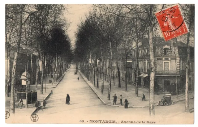 CPA 45 - MONTARGIS (Loiret) - 65. Avenue de la Gare - C.F.M.