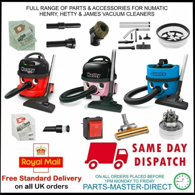 Fits Henry Hetty Numatic Vacuum Cleaner Hoover Spare Parts Accessorie All Spares