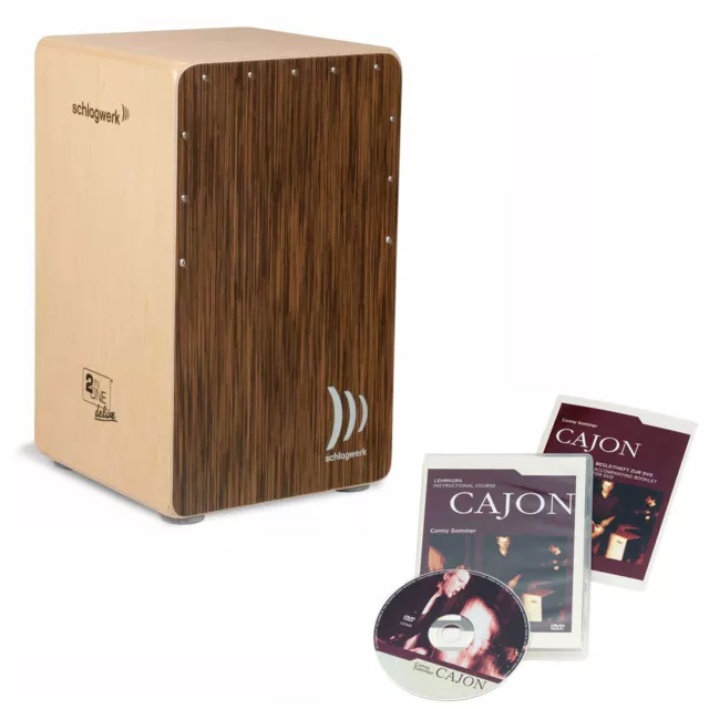 Schlagwerk CP-430 2 in One Cajon + Lerh. DVD