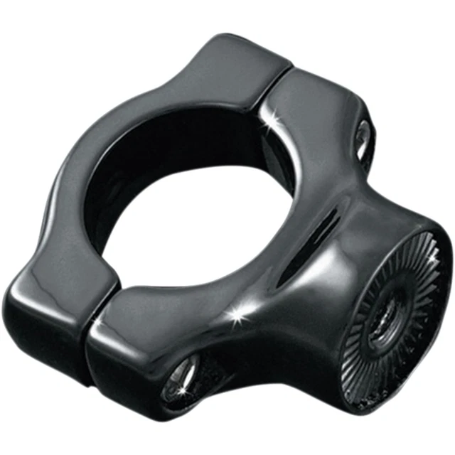 Kuryakyn License Plate Side-Mount - Black 3116
