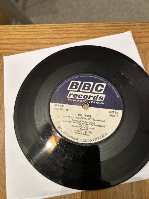 Doctor Dr Who Theme from BBC TV Series RESL 11 7” Single