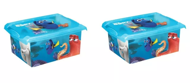 2 x Spielzeugkiste Spielzeugbox Box Fashion-Box  Disney Findet Dorie 10 L