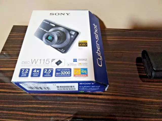 Sony Cyber Shot DSC-W115 7,2-MP-Digitalkamera 4 facher optischer Zoom mit OVP