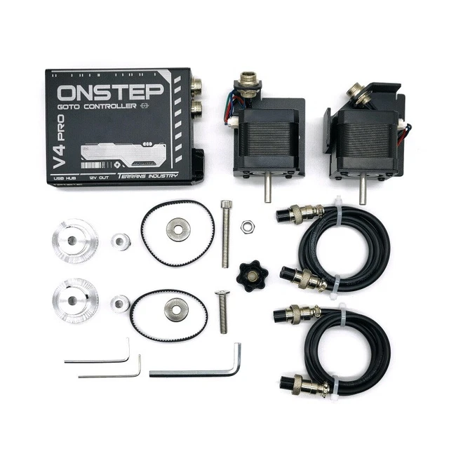 NUEVO V4 EXOS2 Onstep EXOS2 Montaje Ecuatorial V4 GOTO Kit de Actualización Seguimiento Biaxial