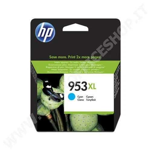 Cartuccia Hp 953Xl F6U16Ae (1.600 Pagine) Ciano - Originale