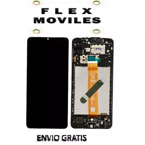 Pantalla Completa Lcd display Con Marco Samsung Galaxy A12 2021 (A127) Negra