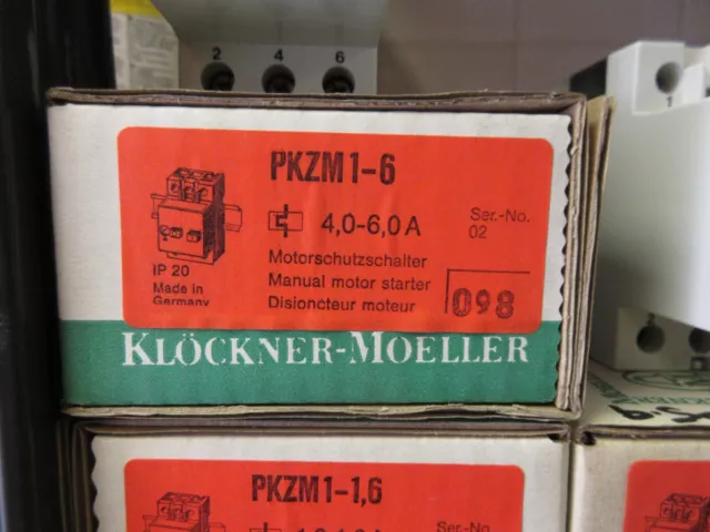 Klockner Moeller Pkzm1-6 660V 6A