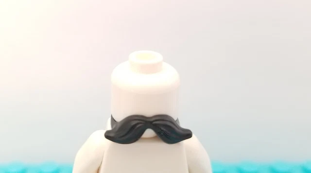 NEW LEGO MUSTACHE Minifigure Stash Moustache Facial Minifigure Hair